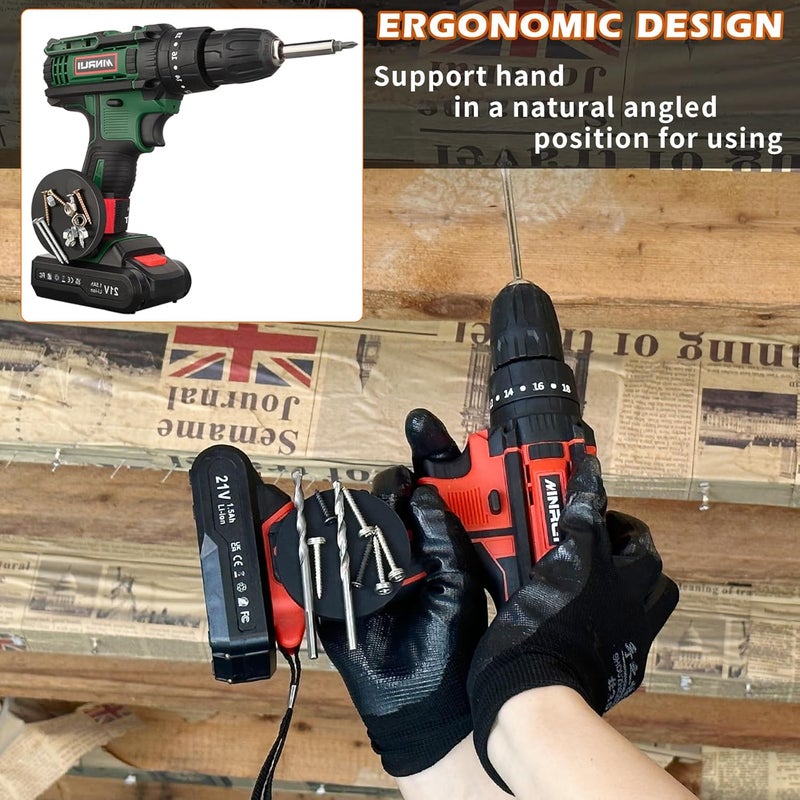 MUTUACTOR Magnetic Tool Holder - Heavy Duty, Quick Response, for Cordless Drills, Impact Wrenches, Screws, Bits, Nails & Hardware (1 Set) - Image 3